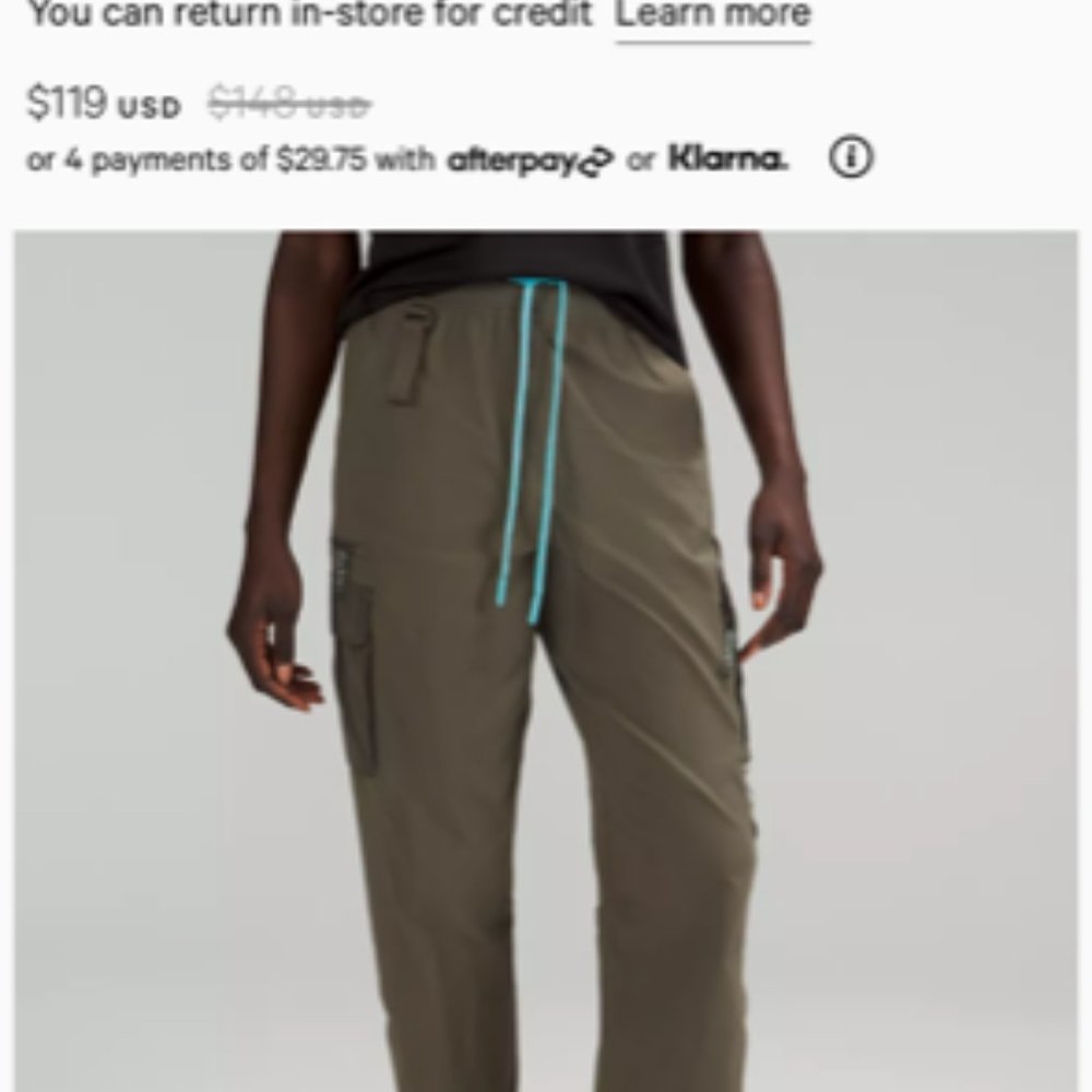 lululemon Cargo High-Rise Hiking Pant